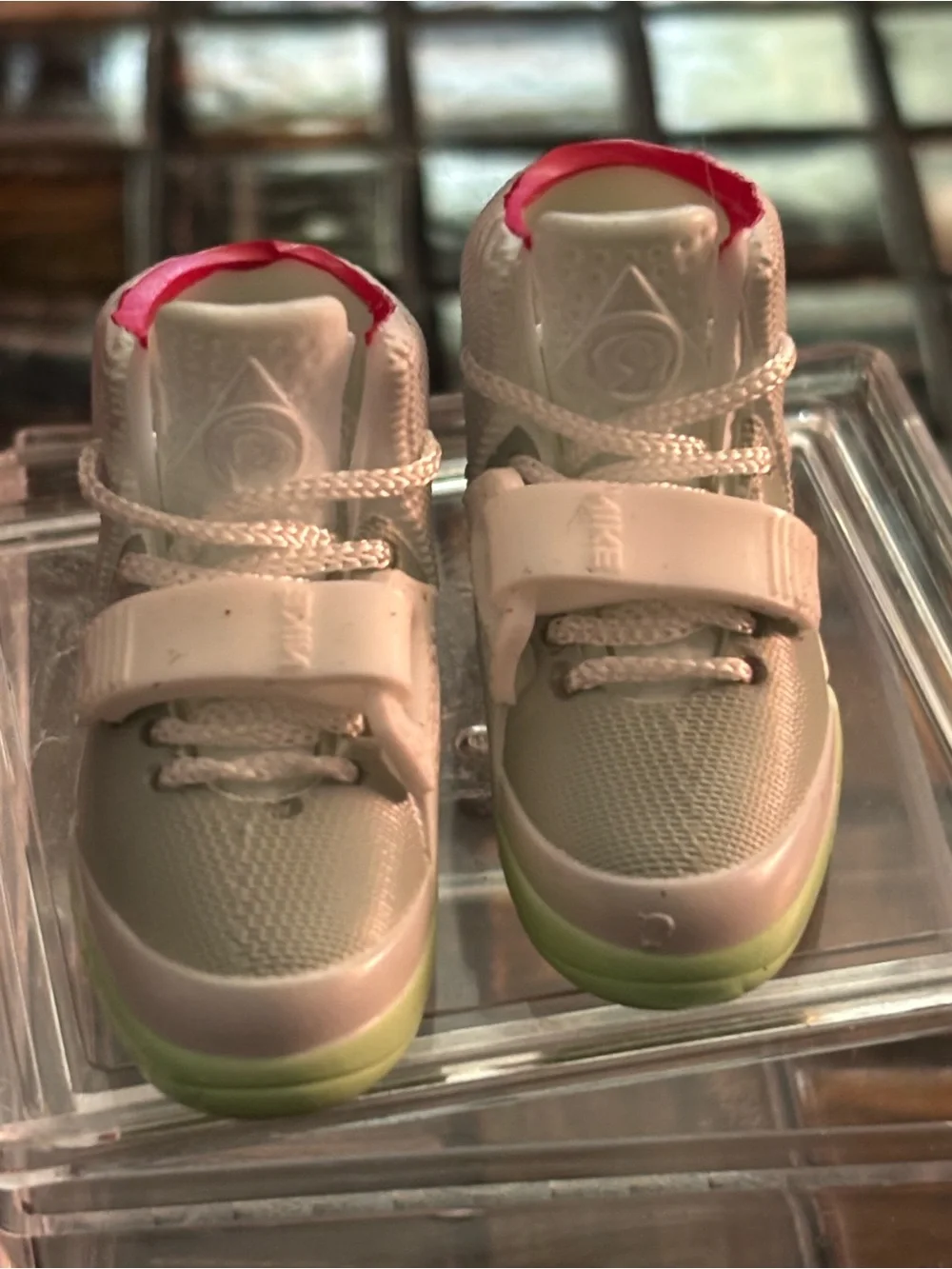 NIKE AIR YEEZY ACTION FIGURE TOY SNEAKERS COLLECTIBLE.